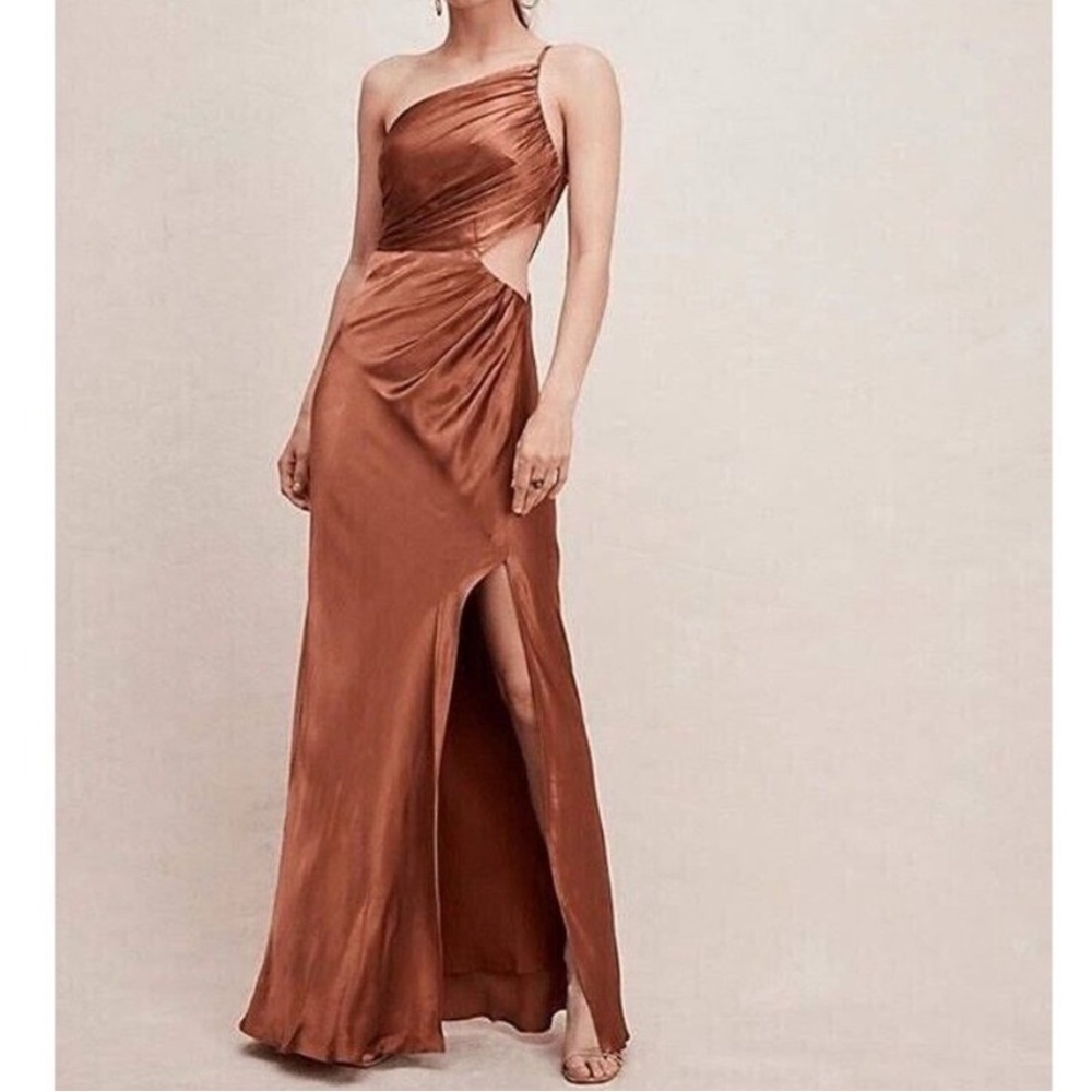 New Free People SHONA JOY asym maxi dress